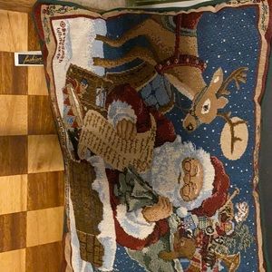 Santa Accent Pillow